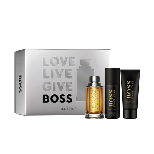 Men's Perfume Set Hugo Boss Boss The Scent 3 Pieces