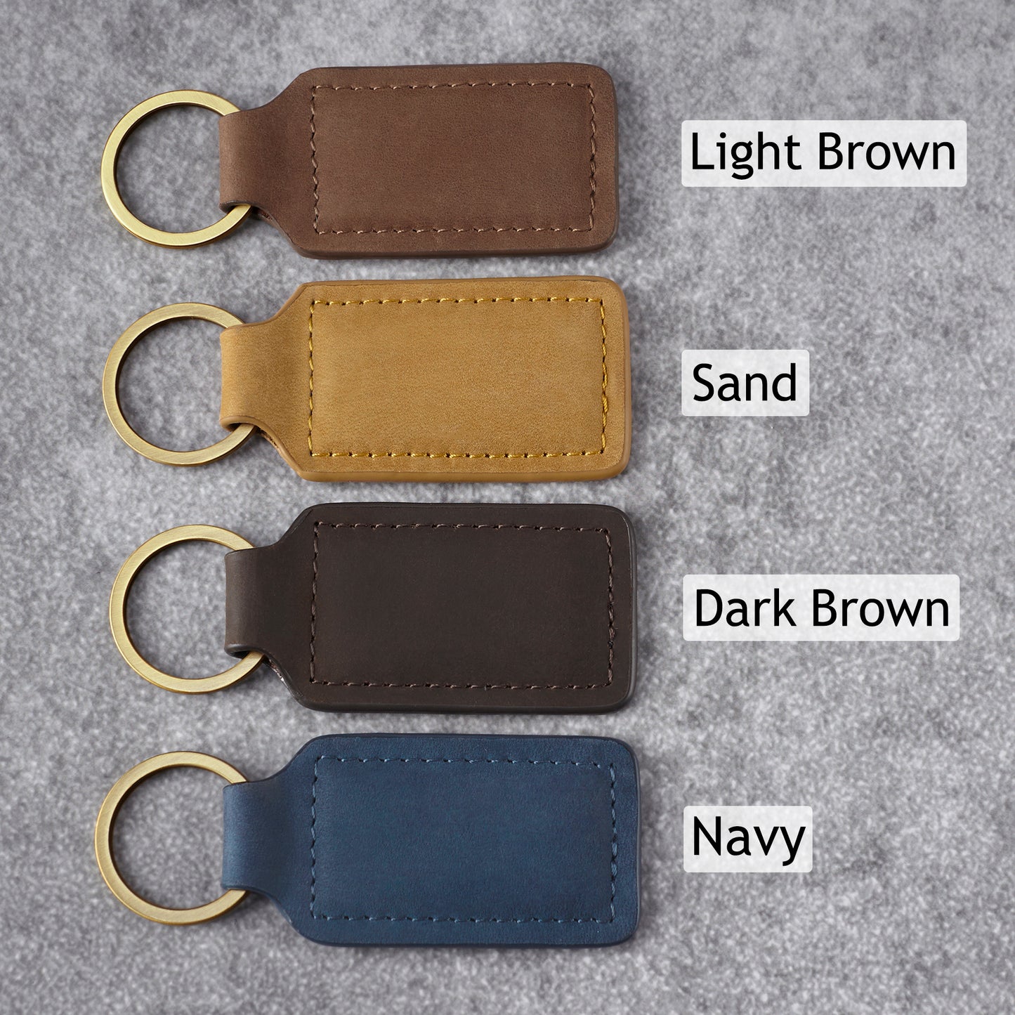 Dad EST Leather Keychain, First Time Dad Gifts